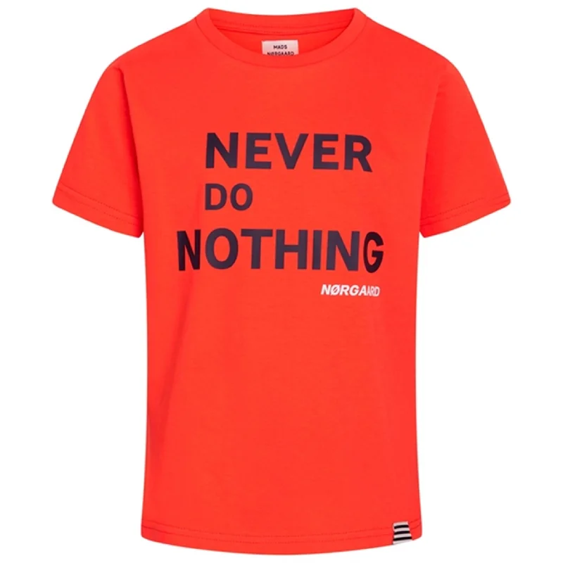 Mads Nørgaard NDN Thorlino T-Shirt Cherry Tomato