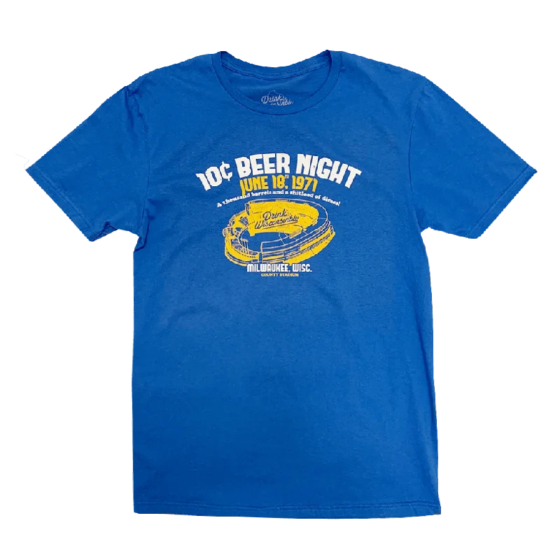 Milwaukee County Stadium 10 Cent Beer Night T-Shirt