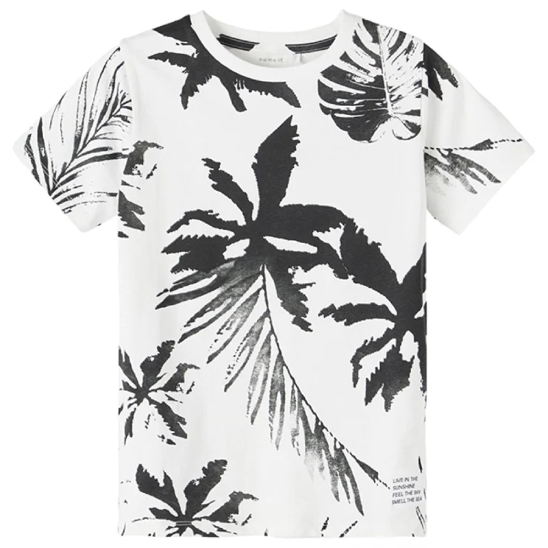 Name it Bright White Flemse T-Shirt