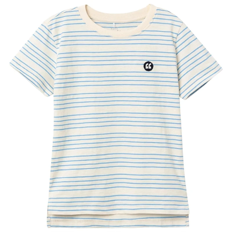 Name it Whitecap Gray All Aboard Stripes Voby T-Shirt