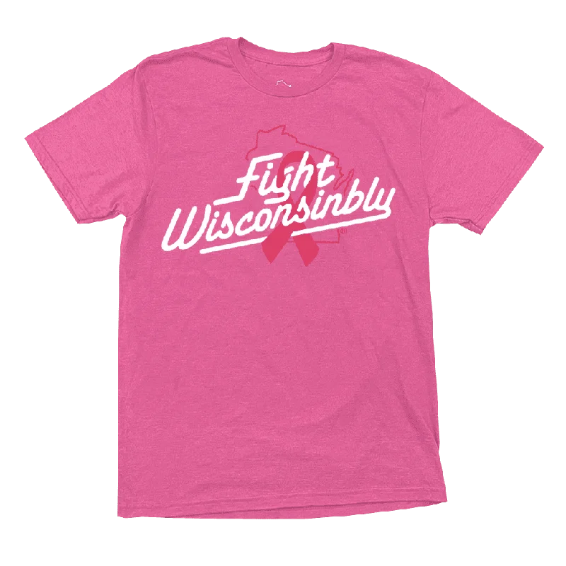 Pink Fight Wisconsinbly T-Shirt