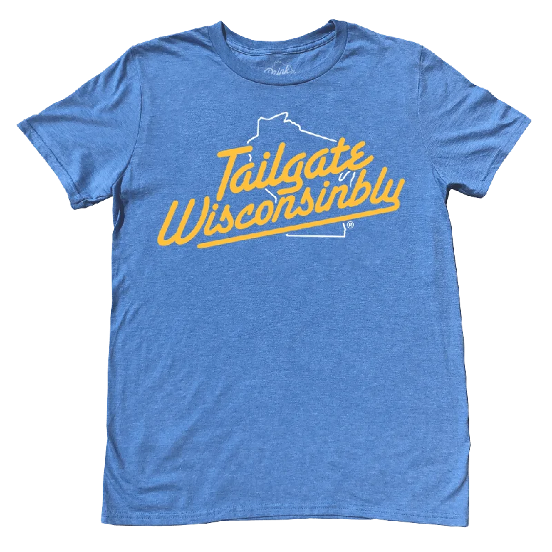 Heather Royal Tailgate Wisconsinbly T-Shirt