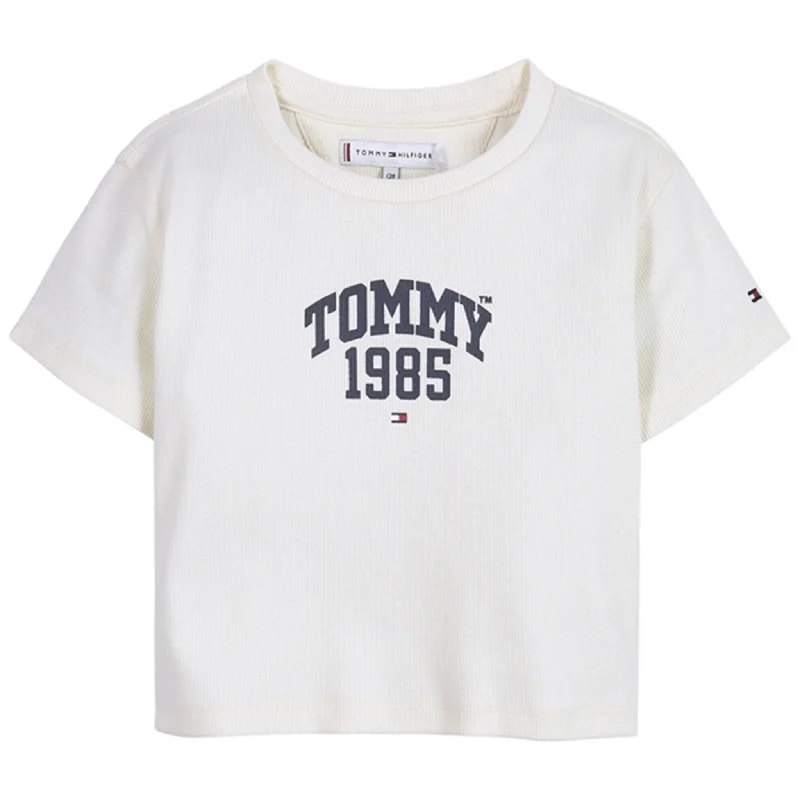 Tommy Hilfiger Tommy Varsity Rib T-shirt White