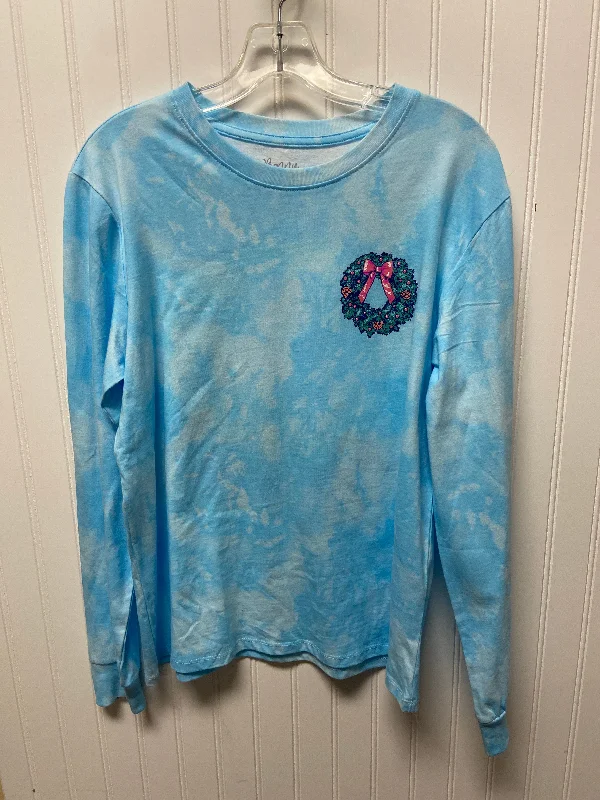 Top Long Sleeve Basic By Clothes Mentor In Blue, Size: M