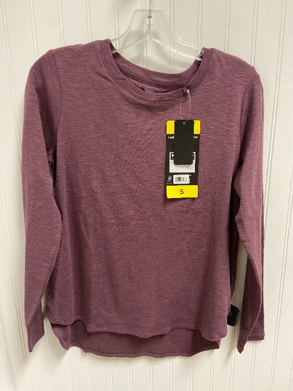 Top Long Sleeve Basic By Kirkland In Purple, Size: S