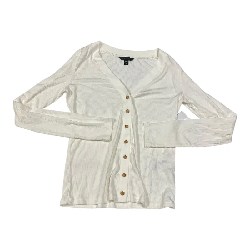 Top Long Sleeve By Banana Republic In Cream, Size: Xs