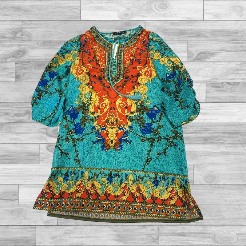 Top Long Sleeve By Clothes Mentor In Multi-colored, Size: L