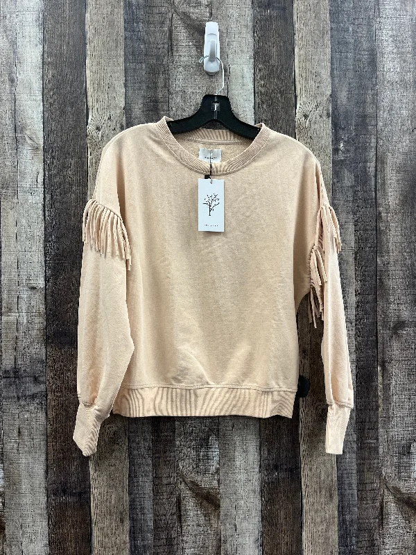 Top Long Sleeve By Cmc In Peach, Size: 0