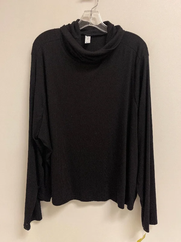 Top Long Sleeve By Old Navy In Black, Size: 4x