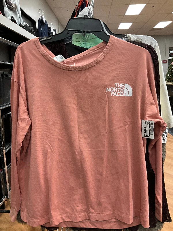 Top Long Sleeve By The North Face In Orange, Size: L