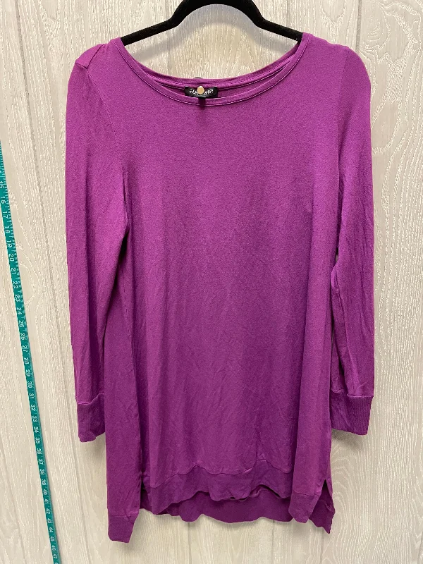 Tunic Long Sleeve By Eileen Fisher In Purple, Size: S