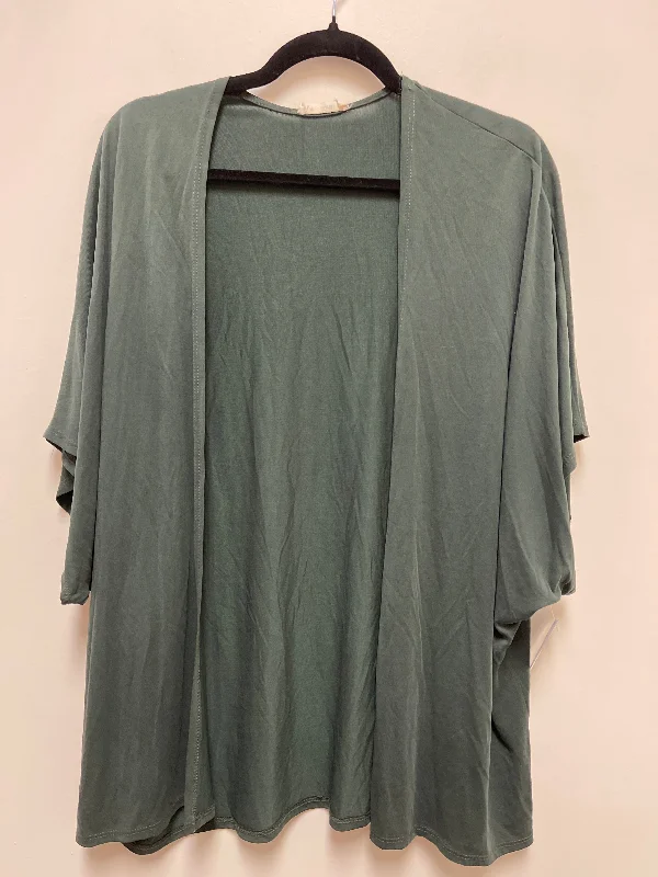 Cardigan By Clothes Mentor In Green, Size: M