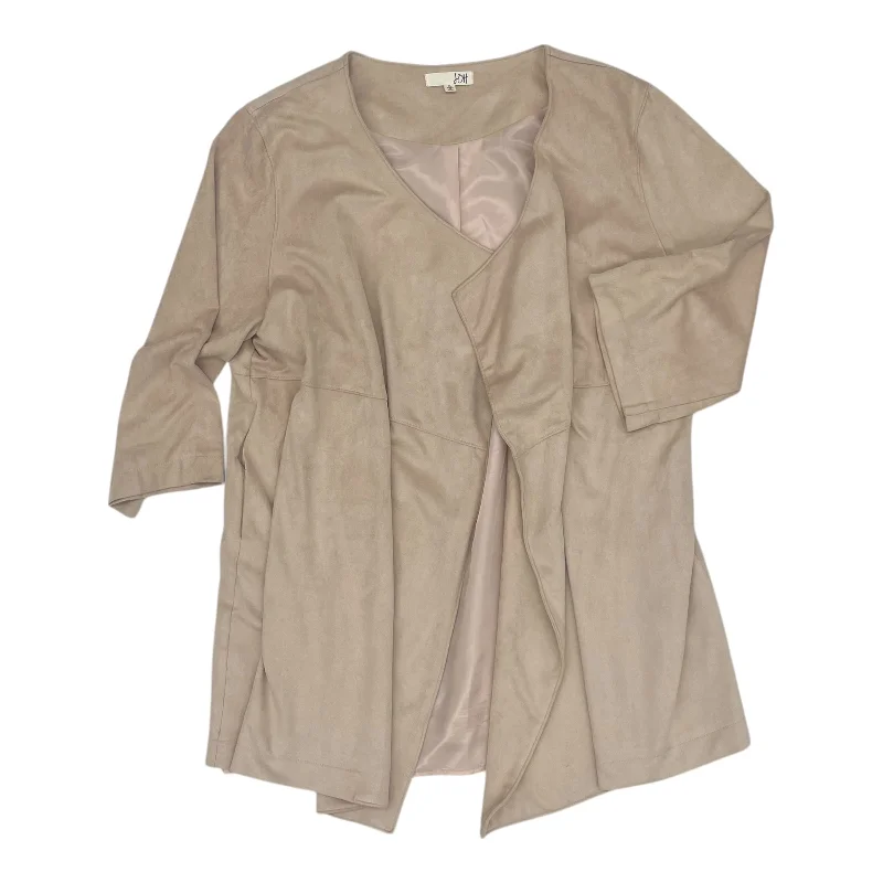 CARDIGAN by    CLOTHES MENTOR In TAN, Size: XL