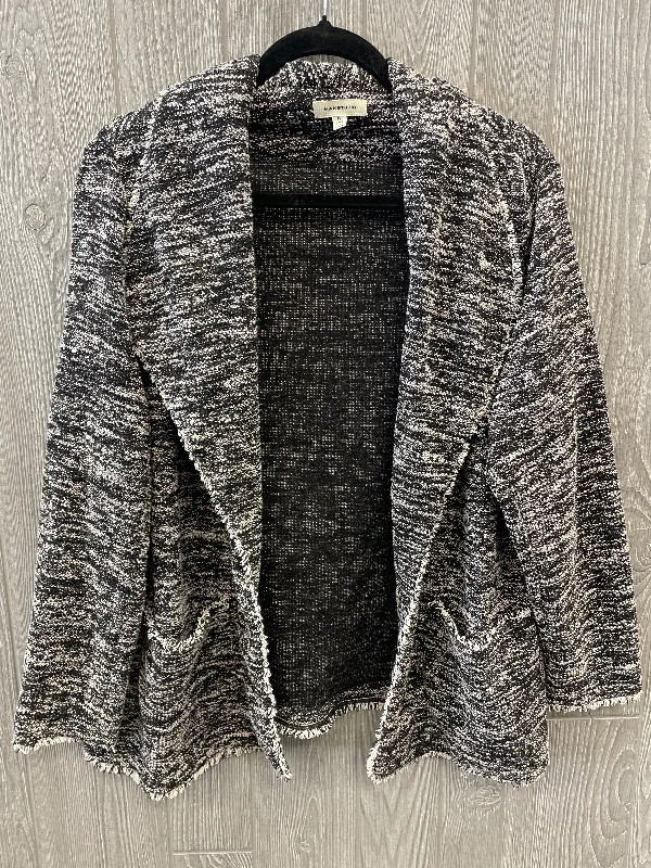 Cardigan By Max Studio In Black, Size: 1x