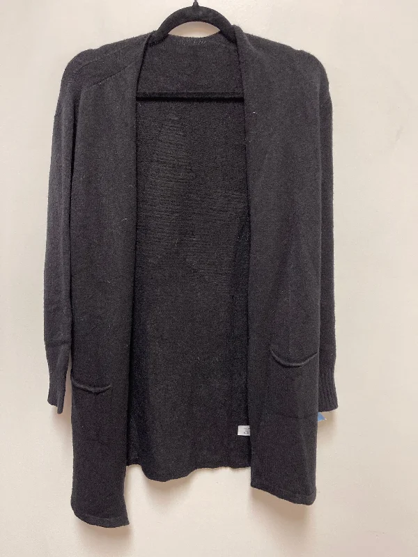 Sweater Cardigan By Clothes Mentor In Black, Size: M