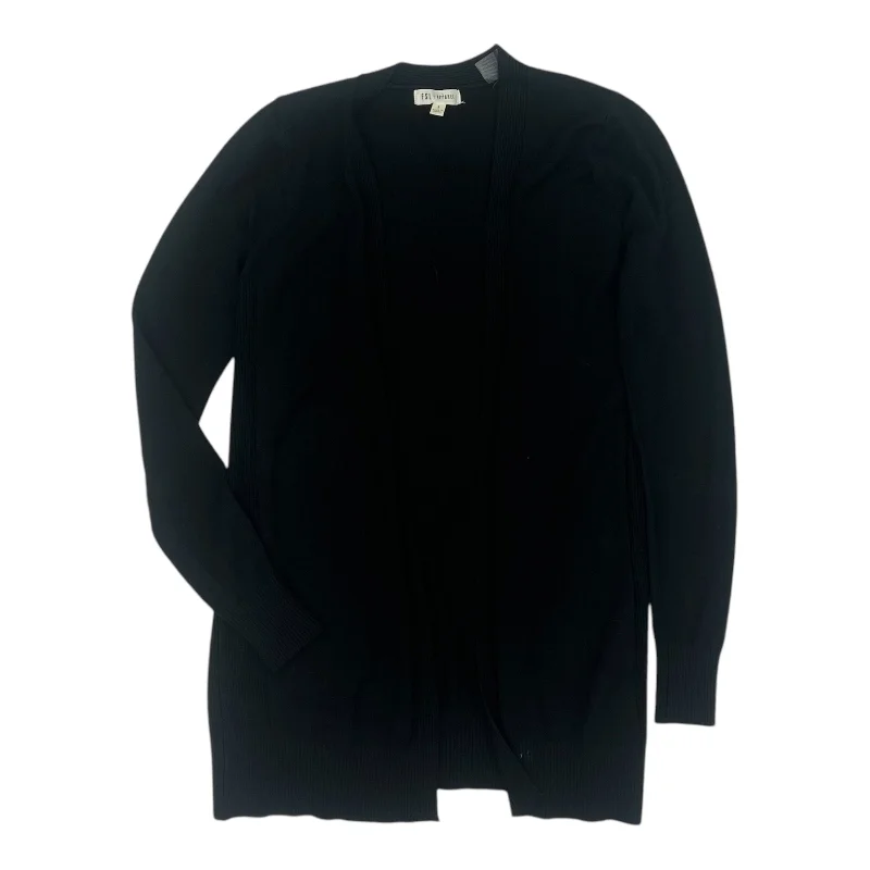 Sweater Cardigan By Clothes Mentor In Black, Size:S