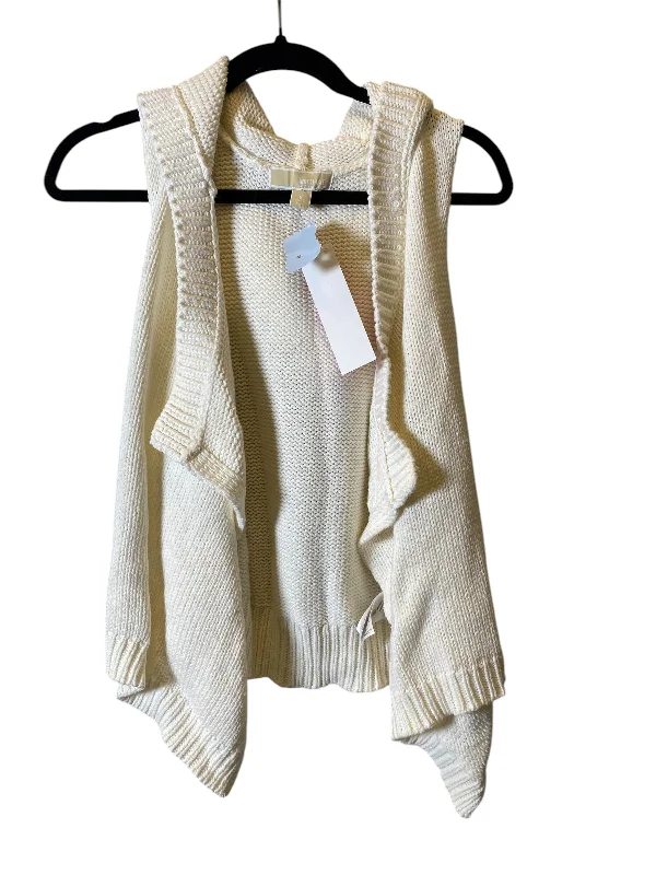 Sweater Cardigan By Michael By Michael Kors In Cream, Size: S