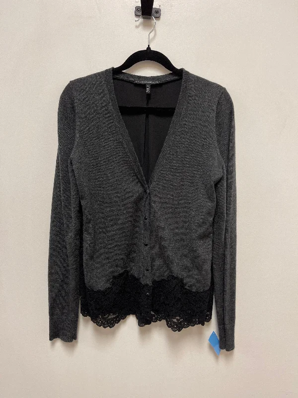 Sweater Cardigan By White House Black Market In Grey, Size: S