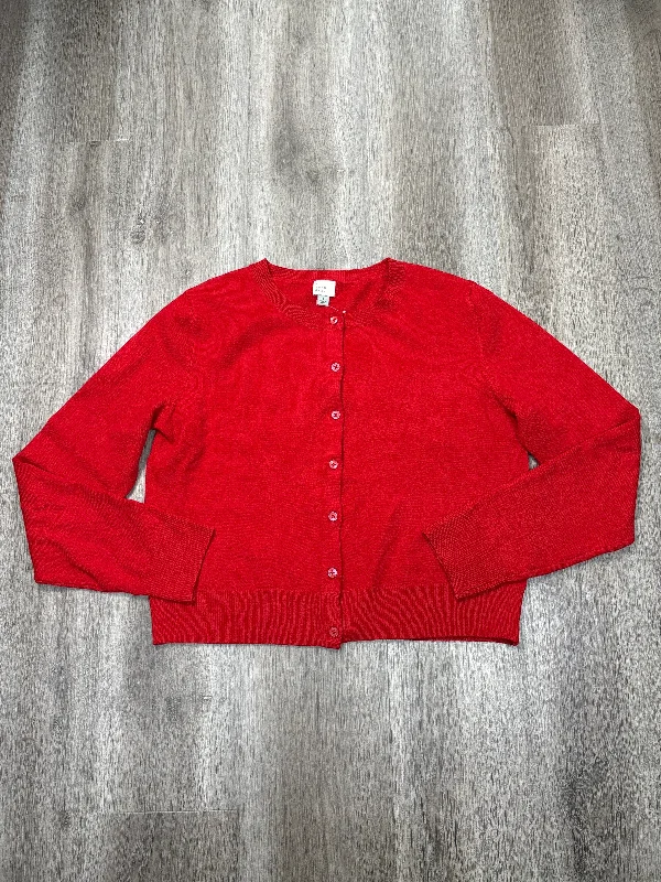 Cardigan By A New Day In Red, Size: S