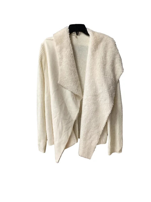 Cardigan By Clothes Mentor In Beige, Size: Xxl