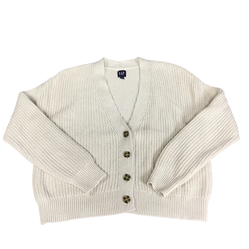 Cardigan By Gap In Cream, Size: S