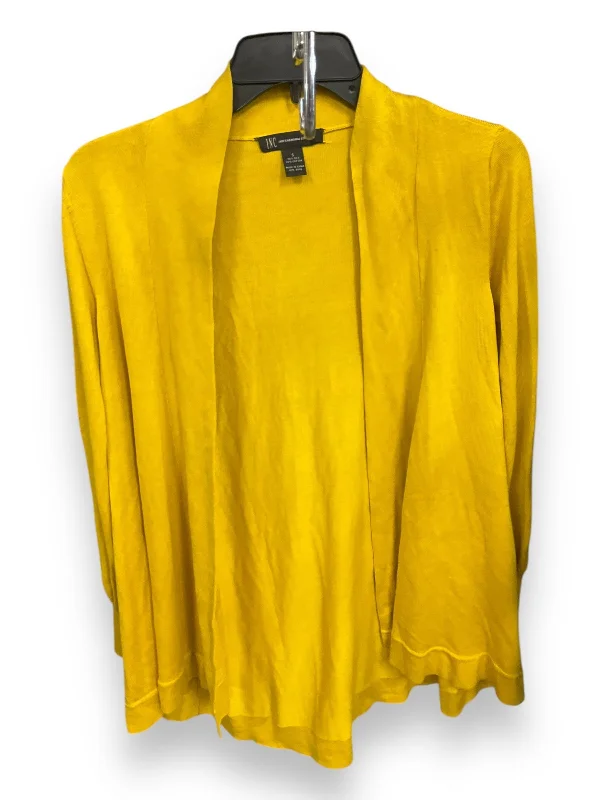 Cardigan By Inc In Yellow, Size: S