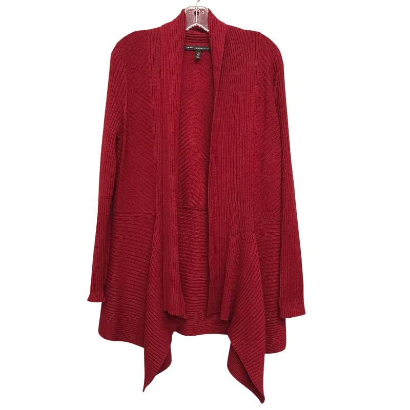 Cardigan By White House Black Market In Red, Size:M