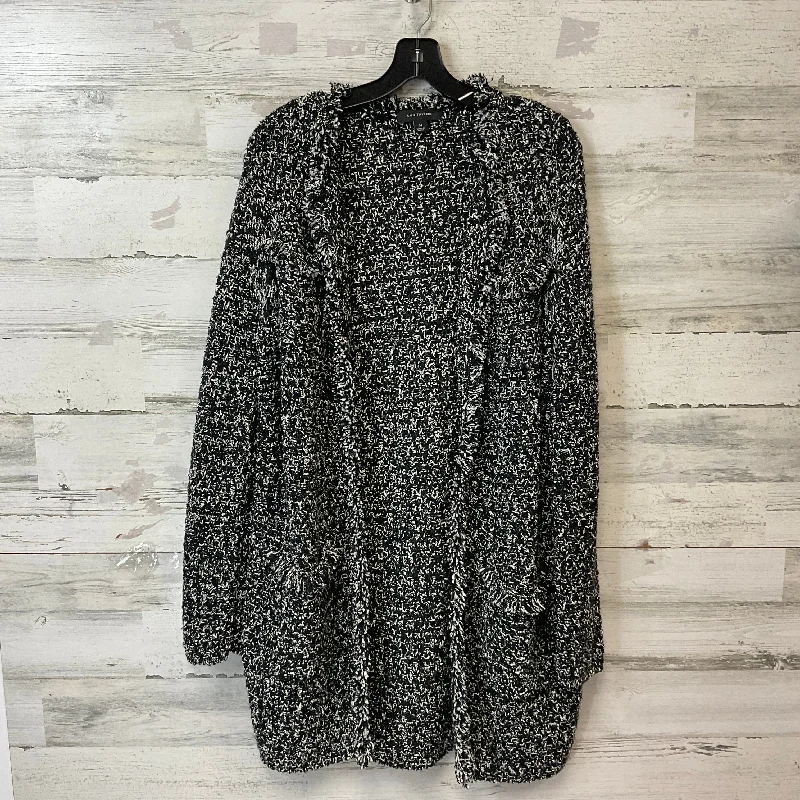 Sweater Cardigan By Ann Taylor In Black, Size: M