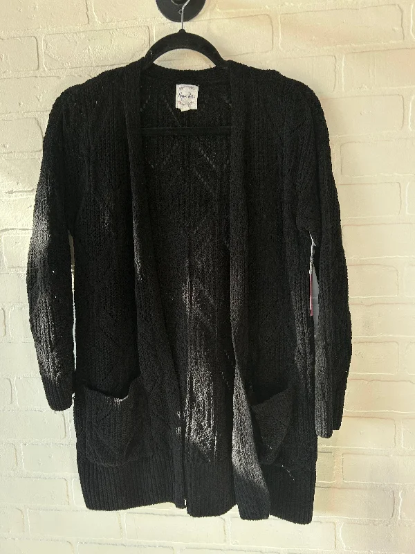 Sweater Cardigan By Hippie Rose In Black, Size: S