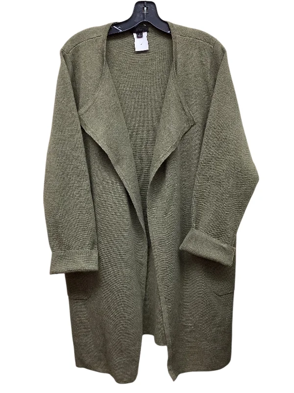 Sweater Cardigan By J. Crew In Green, Size: L