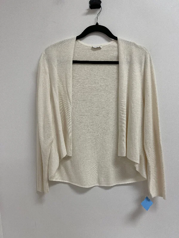 Sweater Cardigan By J. Jill In Cream, Size: S