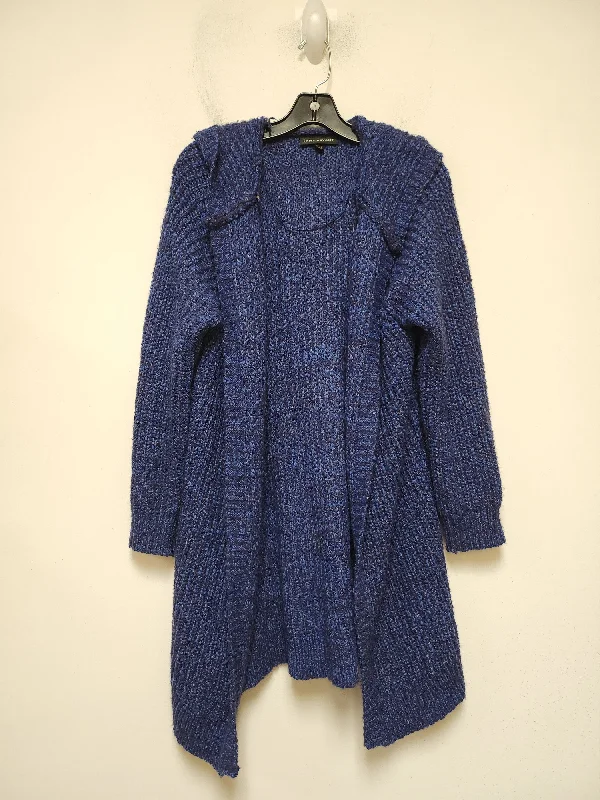 Sweater Cardigan By Lane Bryant In Blue, Size: Xl