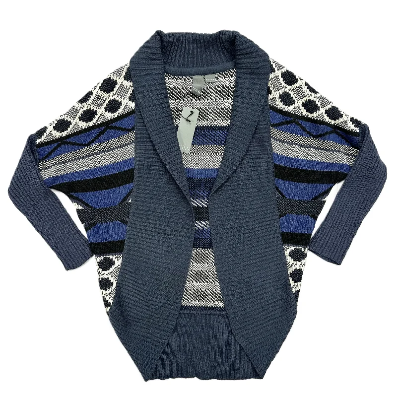 Sweater Cardigan By Quinn In Navy, Size: M