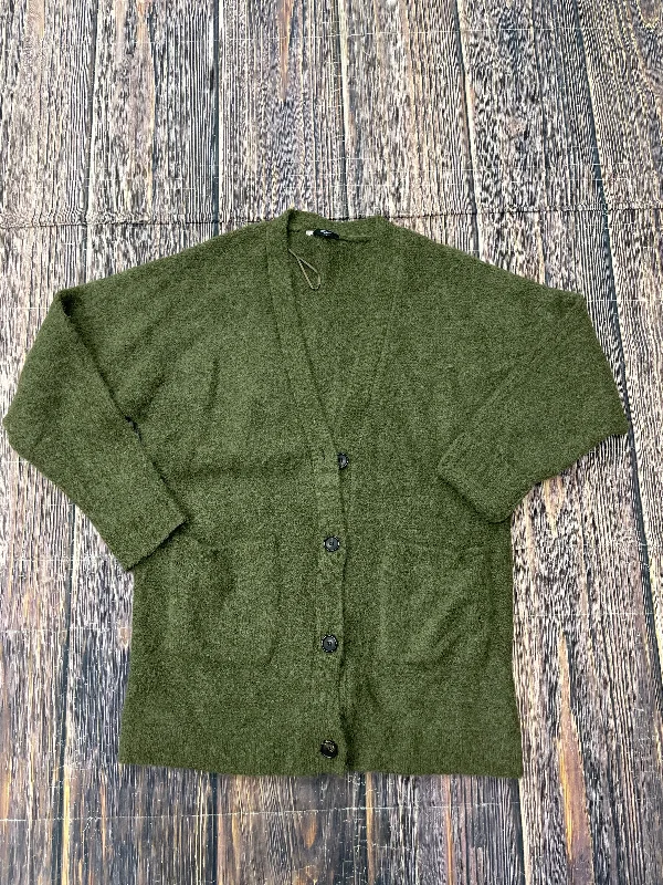 Sweater Cardigan By Rails In Green, Size: L