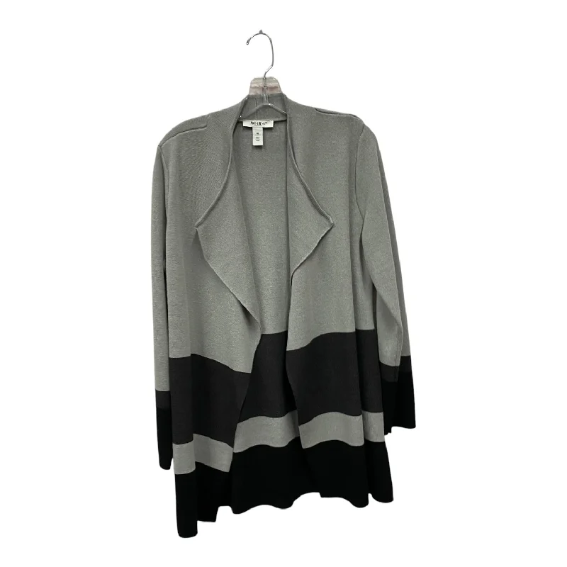 Sweater Cardigan By White House Black Market In Grey, Size:M