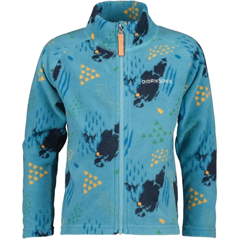 Didriksons Monte Grundsund Blue Fleece Jacket