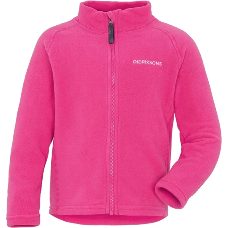 Didriksons Monte Plastic Pink Fleece Jacket with Zipper