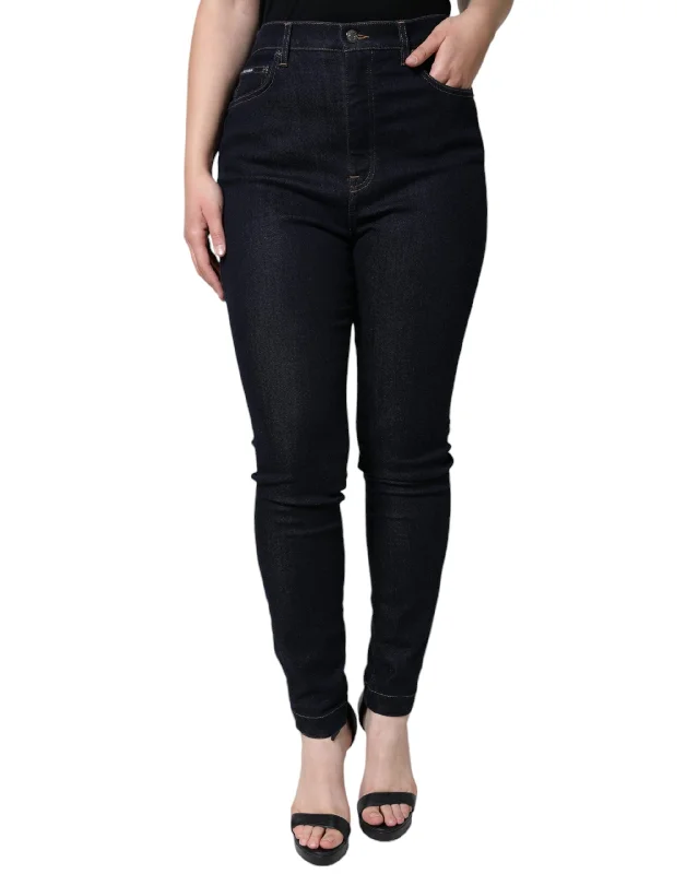 Dolce & Gabbana  GRACE High Waist Skinny blue Women's Jeans