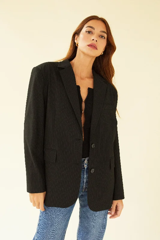 JULIA JACKET - PINSTRIPE