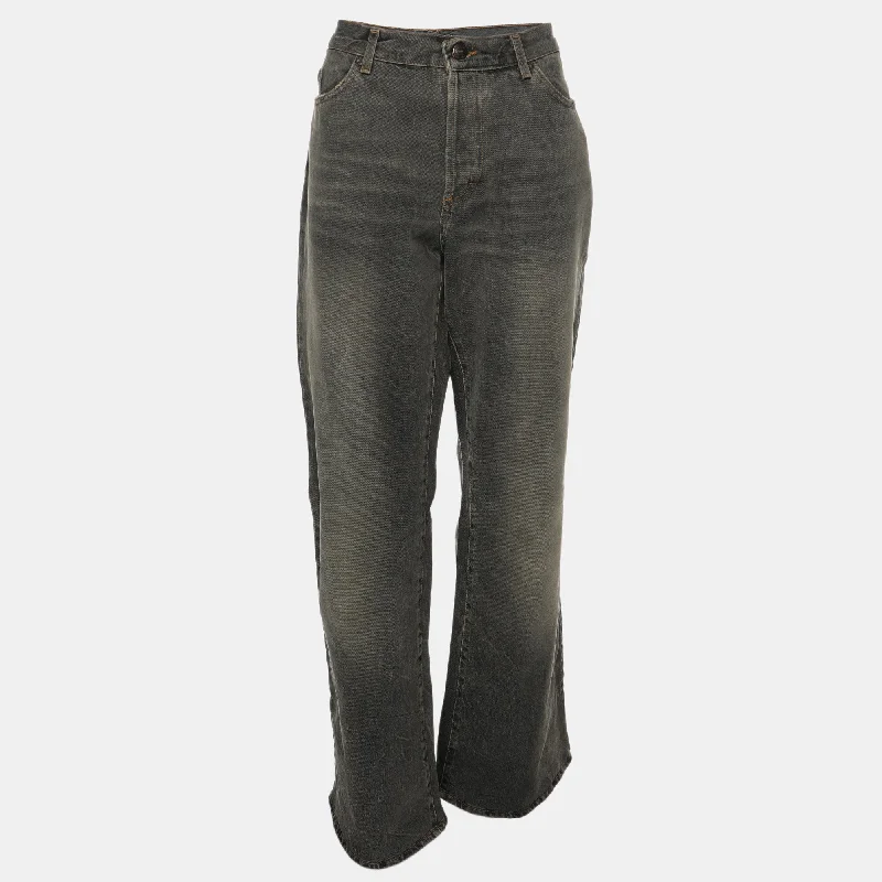 Just Cavalli Grey Denim Flared Jeans