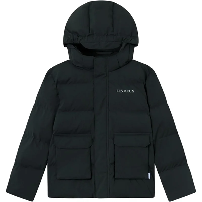 Les Deux Kids Black Maddox Puffer Jacket