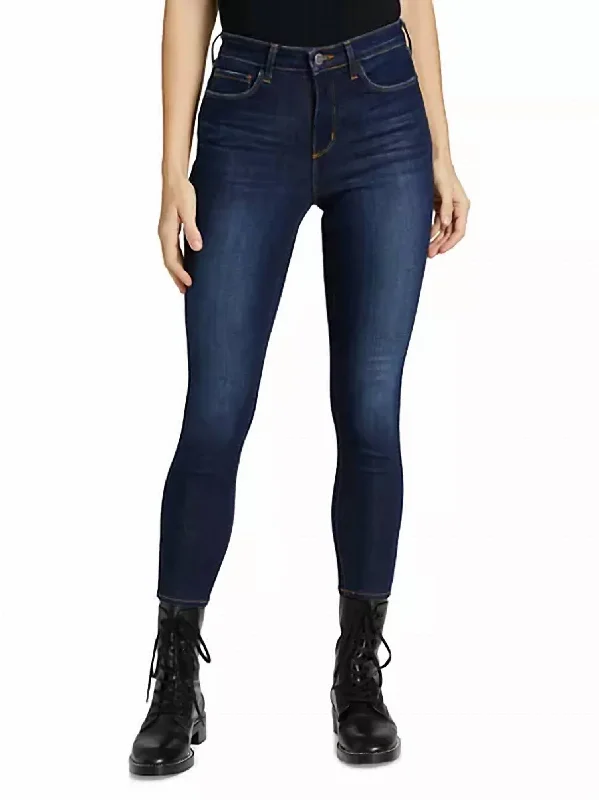 Margot High Rise Skinny Jeans In Baltic