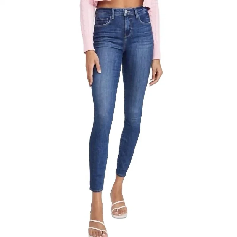 Marguerite High Rise Skinny Jeans In Laredo