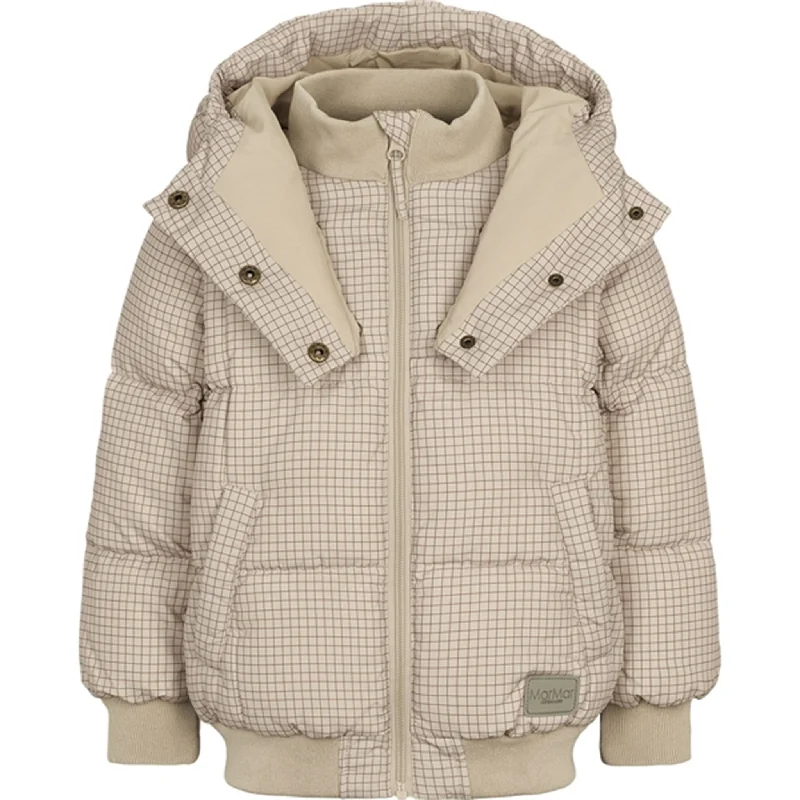 MarMar Otis Puffer Down Jacket Wood Check