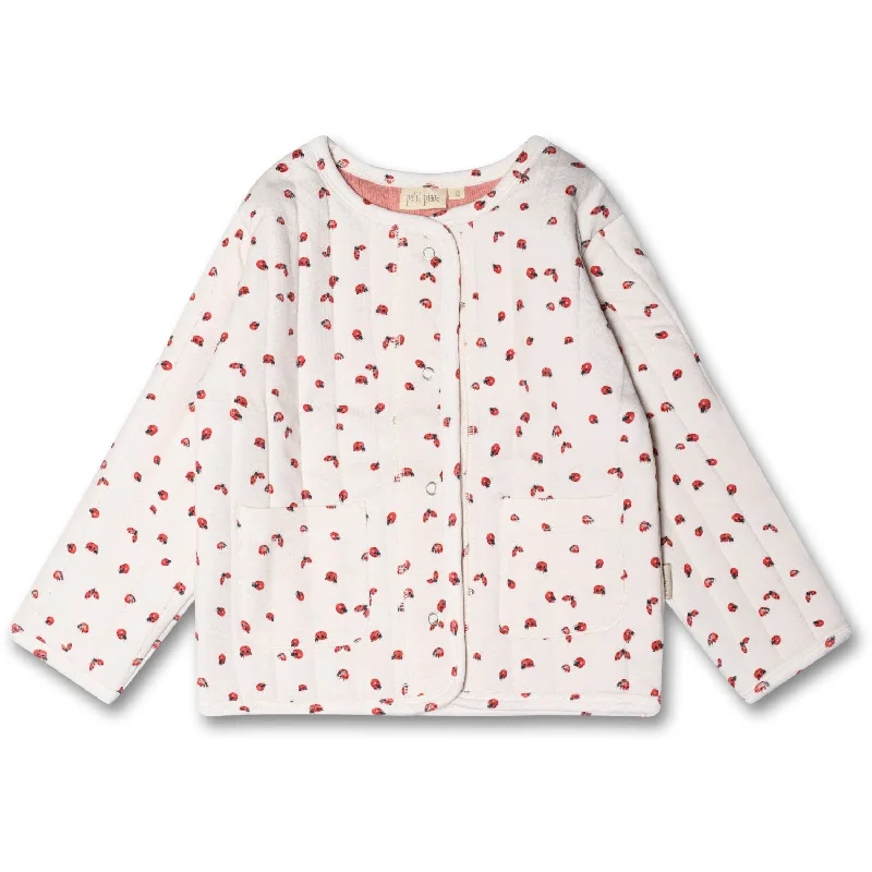 Petit Piao® Ladybug Quilted Jacket Printed