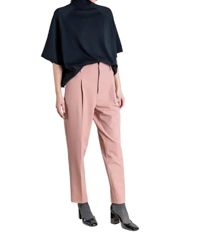 Trouser Pant In Pale Pink