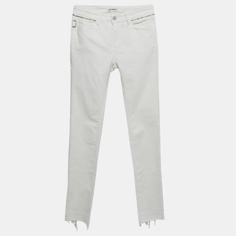 Zadig & Voltaire White Denim Eva Cher Jean