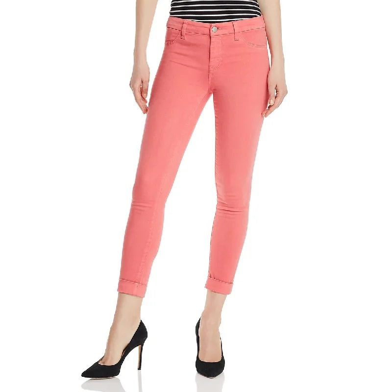 Alana Womens High Rise Ankle Skinny Crop Jeans