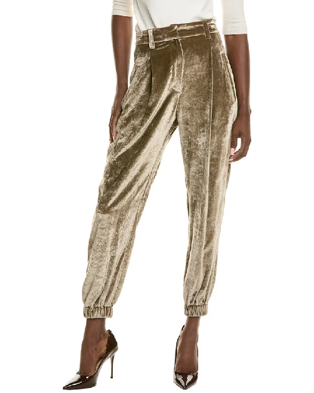 Brunello Cucinelli Silk-Blend Pant