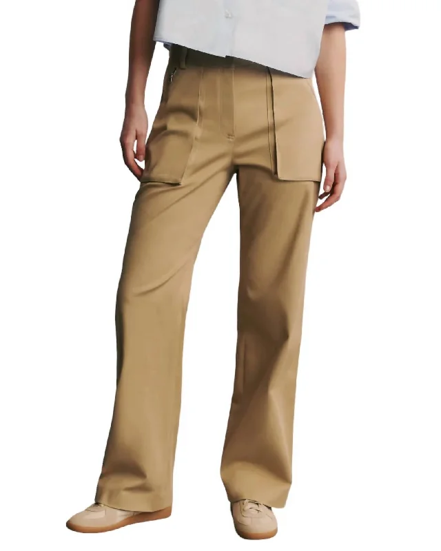 Isa Cargo Pants In Khaki